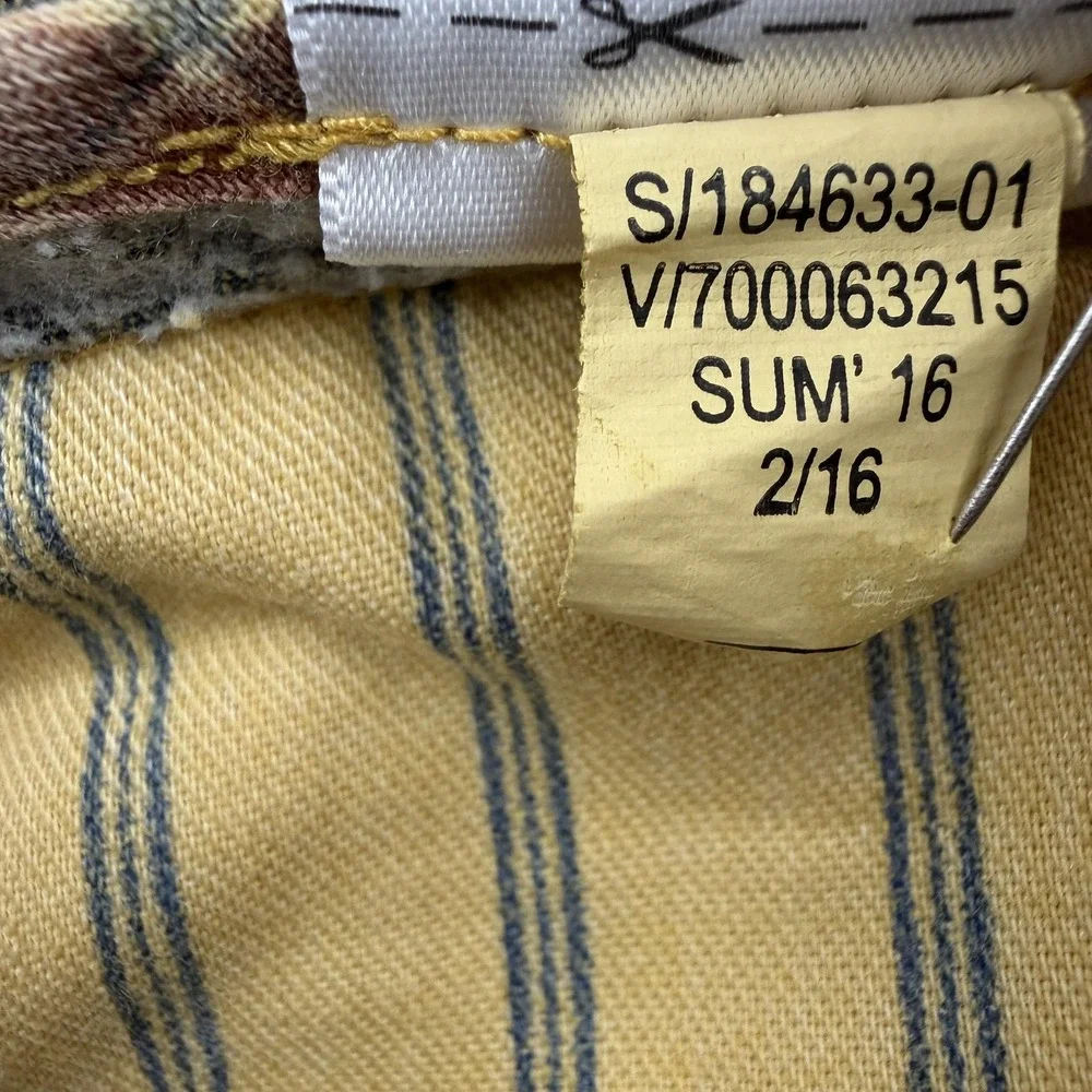 Banana Republic Shorts Mens 34 Yellow Linen Aiden Chino 9 Inseam Casual Summer